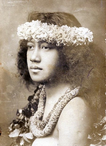 Vintage Hawaiian Girl